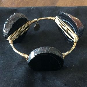 Bourbon & Bowties Black Stone Bangle
